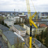 Offenbacher Industriepark - Beladung Schiff mit Gro&szlig;tanks