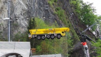 Am 29.05.2013 kommt sie wieder runter vom Berg ;-). 06:00 Uhr beginnt der Kranaufbau und gegen Mittag wird verhoben.